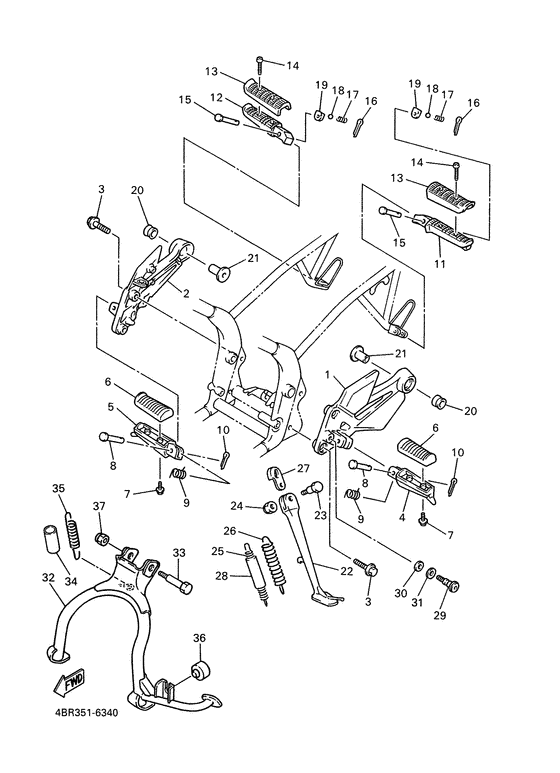 Stand & footrest
