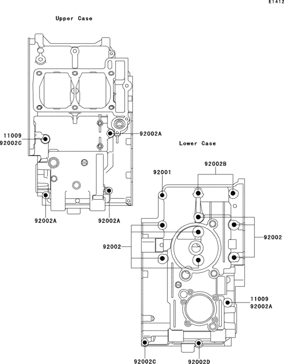 EL250 Болты крепления картера