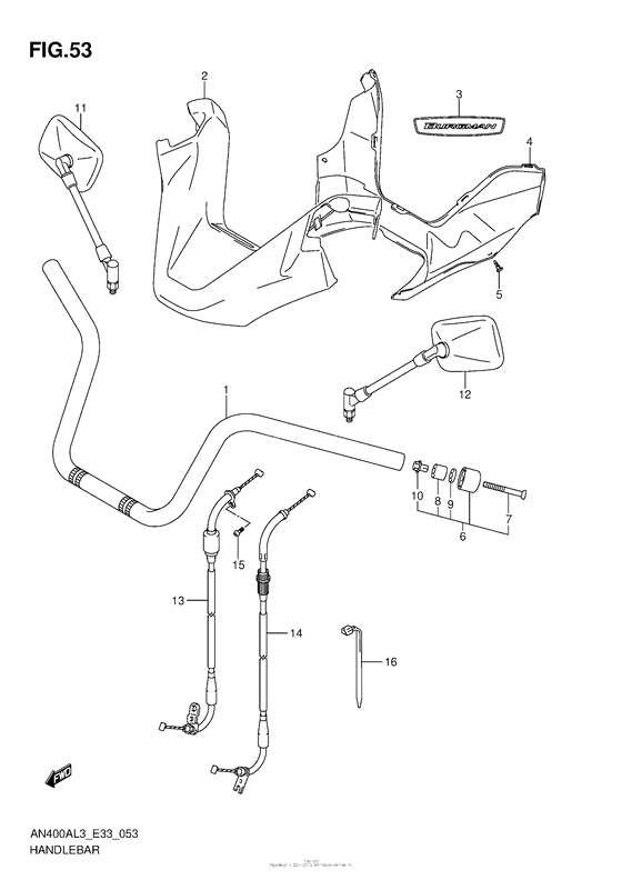 Handlebar (An400Zal3 E28)