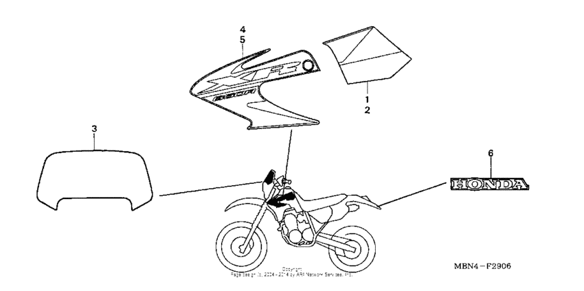 XR650R Stripes ('06)