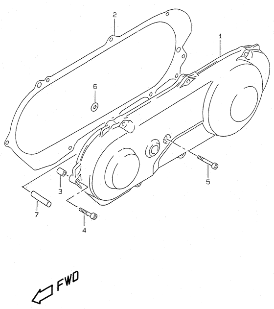 Crankcase lh cover