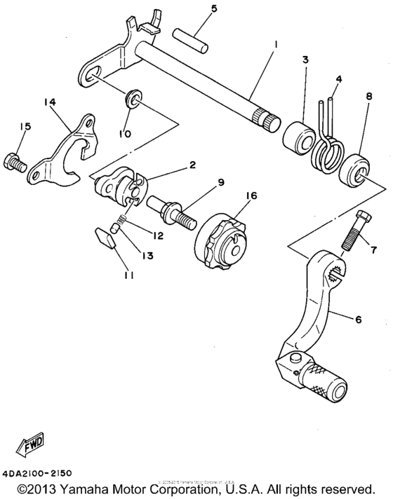 WR250Z Переключение скоростей