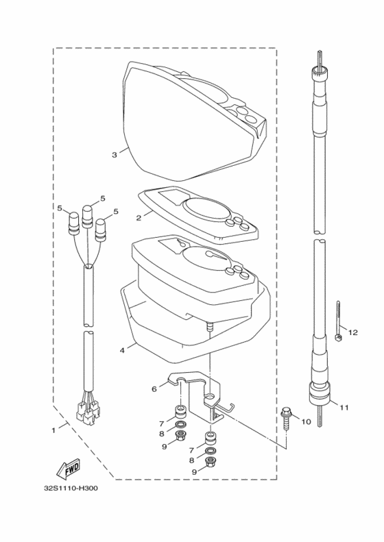 YW125 Приборы