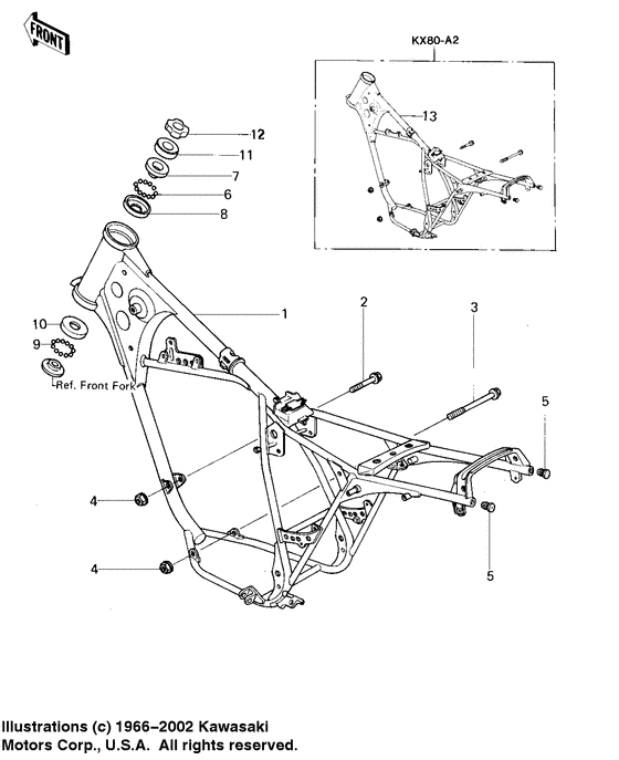 Frame/frame fittings