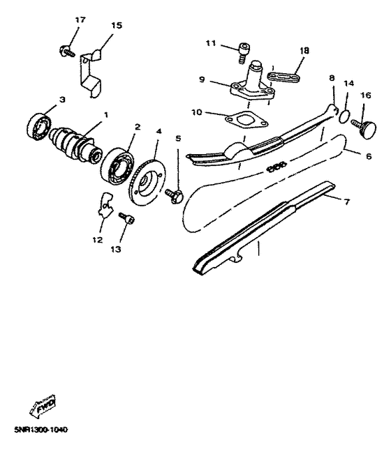 Camshaft. chain