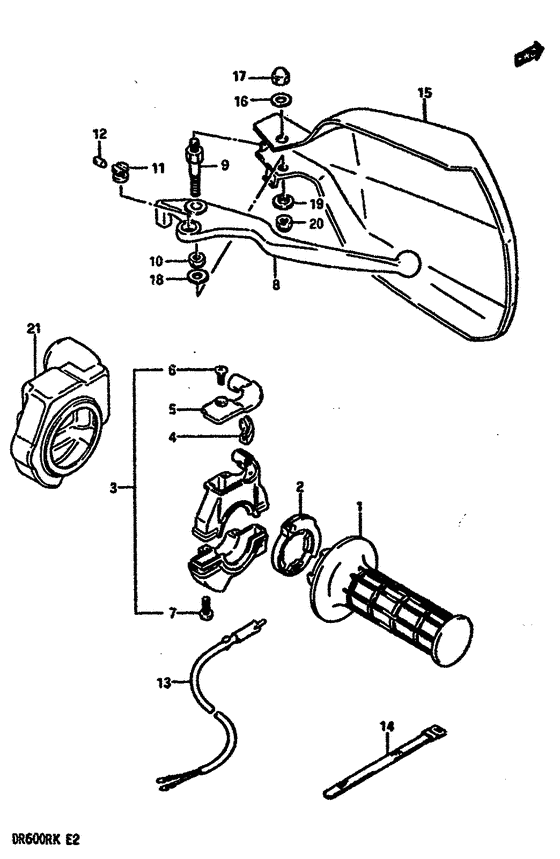 Right handle switch