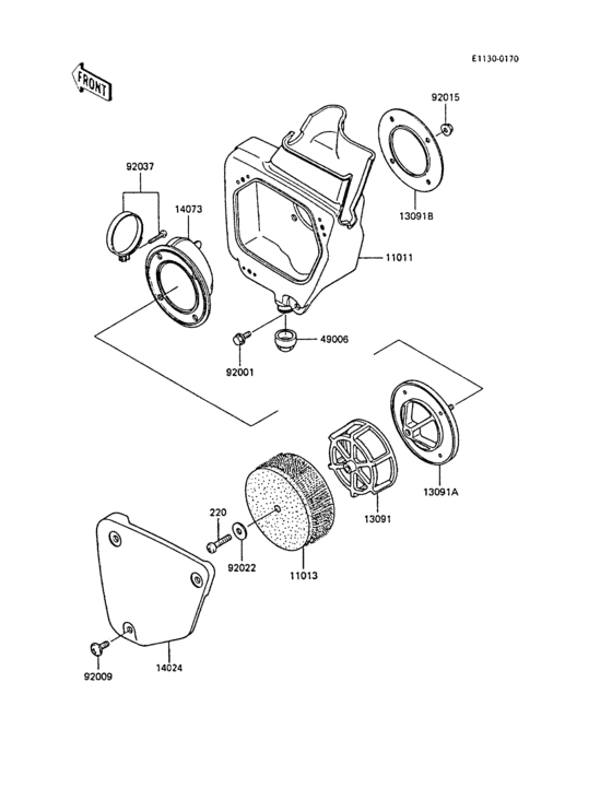 KX60 Воздушный фильтр