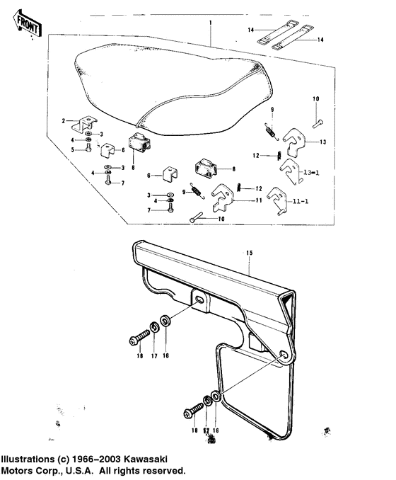 Seat/chain cover