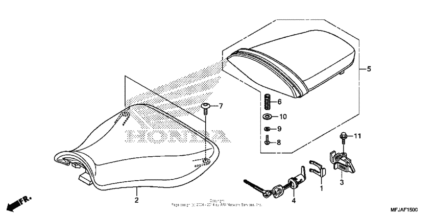 CBR600RR (ABS) Сиденье