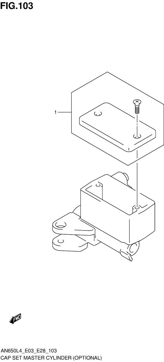 AN650 Cap Set Master Cylinder (Optional)