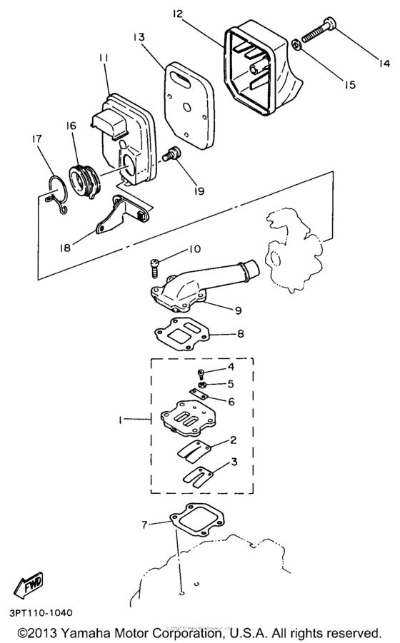 PW50J1 Впускная система