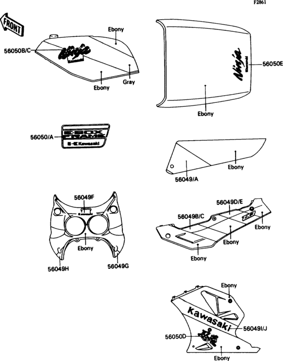 Decals(ebony/gray)