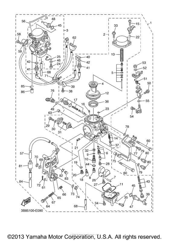 XVS11V Карбюратор