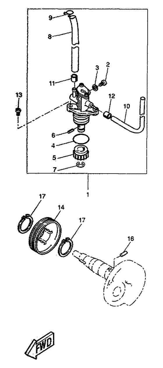 CW50 Масляный насос
