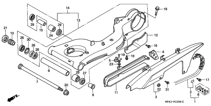 VFR750F Маятник