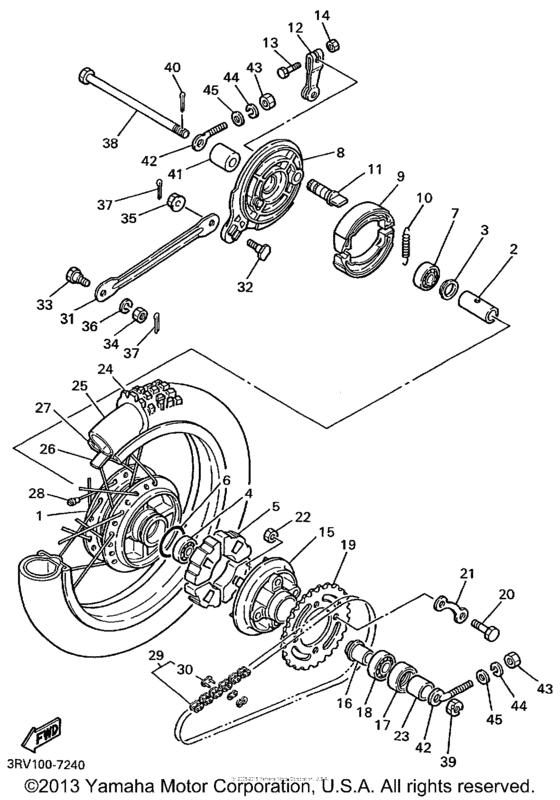 PW80L1 Переднее колесо