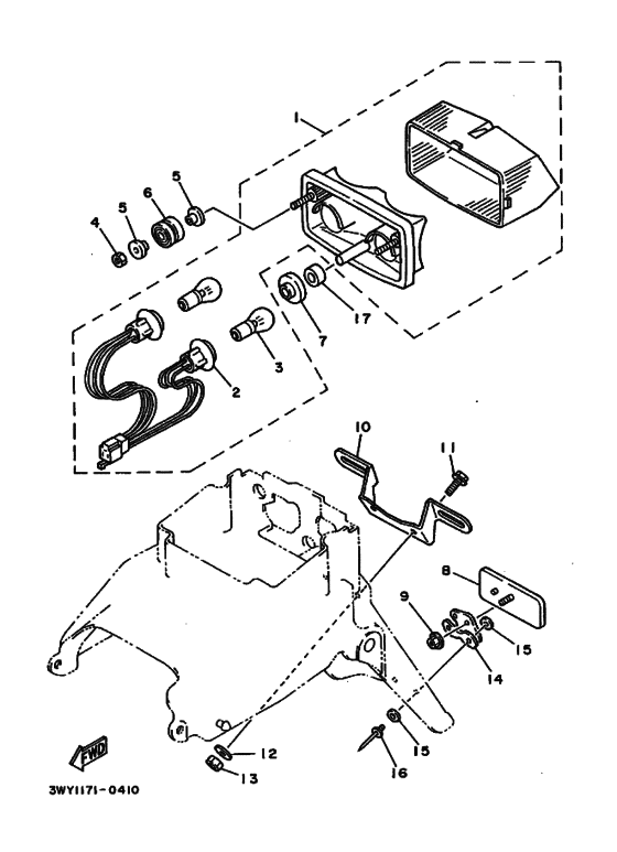 Taillight unit ass`y