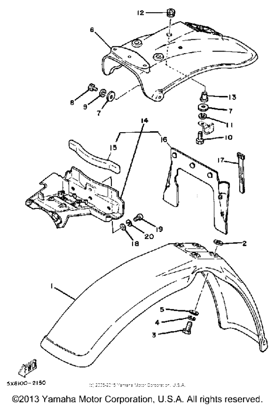 Front fender - rear fender