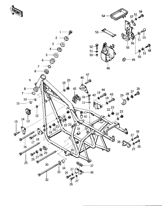 Frame/frame fittings