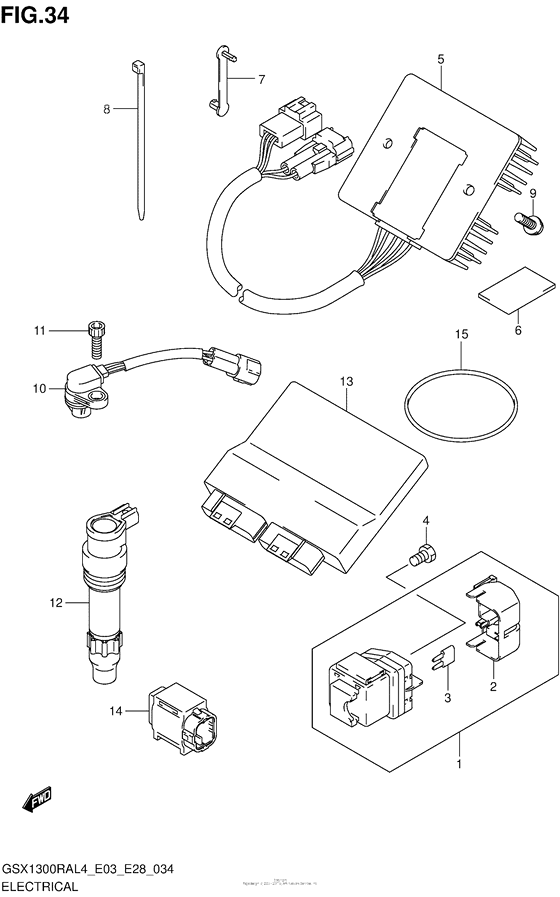 Electrical (Gsx1300Ral4 E03)