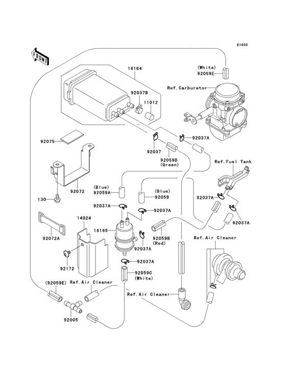 Fuel evaporative system(d6f/d7f)(ca)