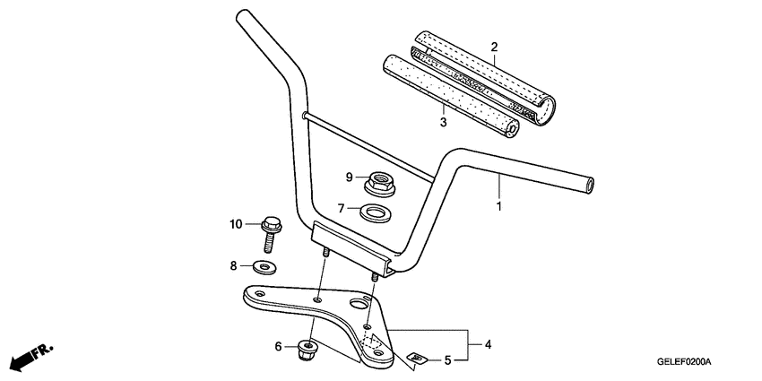 Handle pipe/top bridge