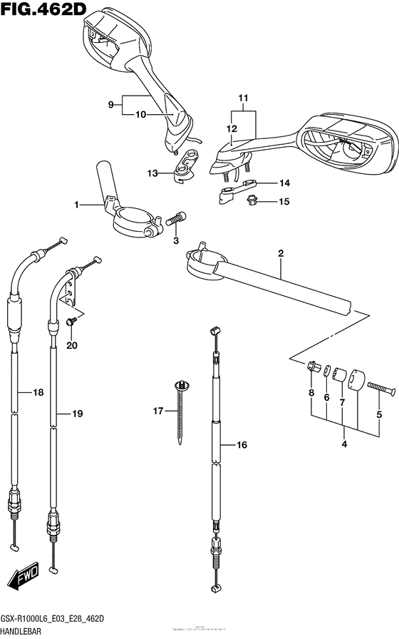 Handlebar (Gsx-R1000Al6 E28)