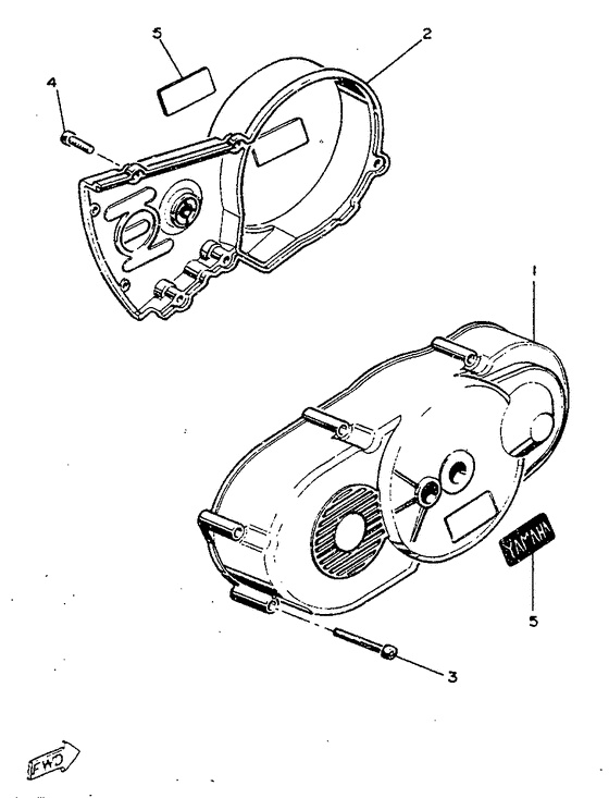 ME50 Крышка картера двигателя