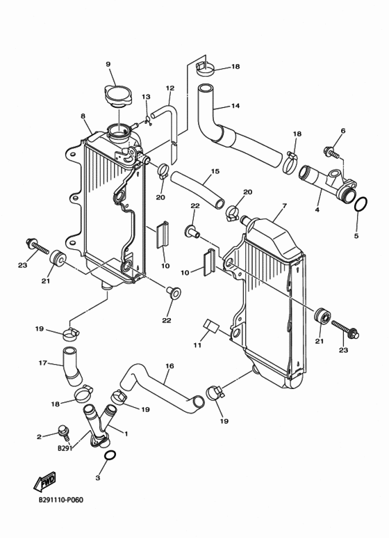 Radiator & hose