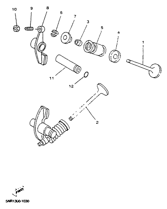 YP150D Клапана