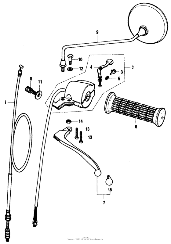 Left handle switch + cable clutch