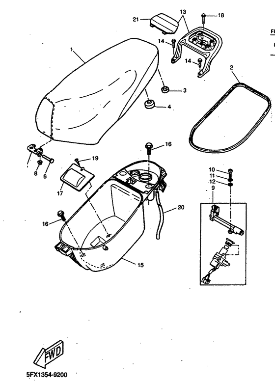 Selle. porte -bagages