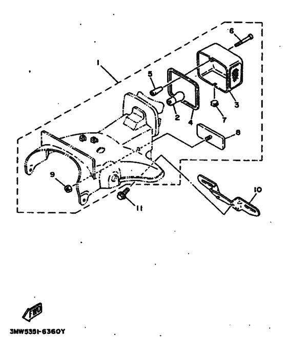 Taillight unit ass`y