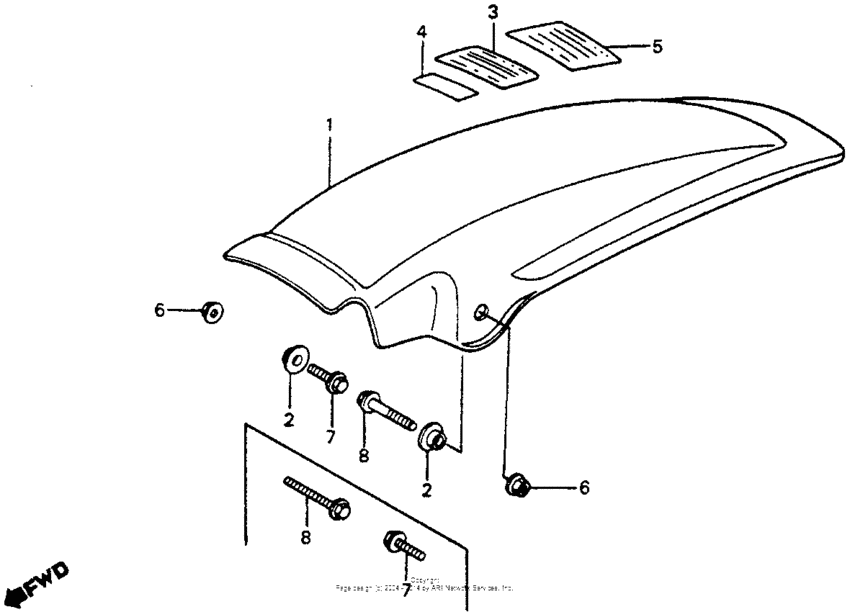 Rear fender 81