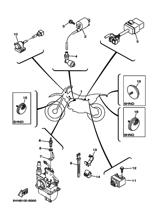 TT-R90 Equipo electrico