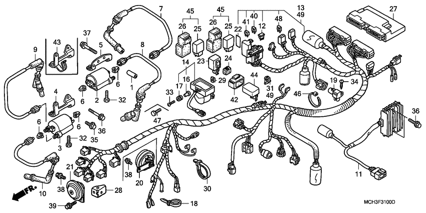 Harness wire