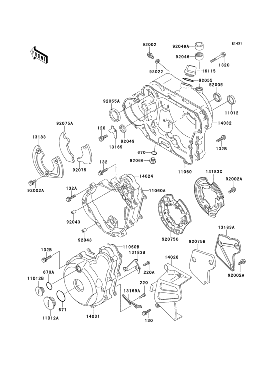 Engine cover(1/2)