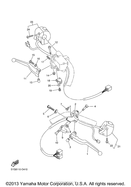 XVS11ATXB Рулевые переключатели