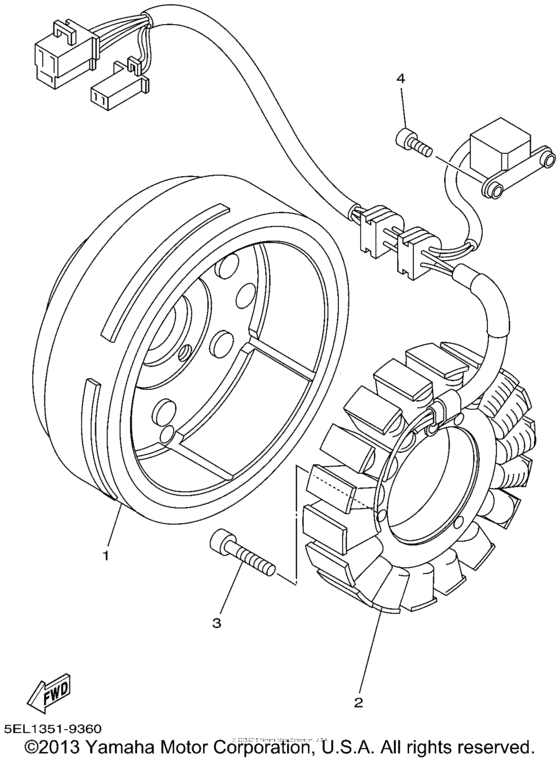 XVS1100P Генератор