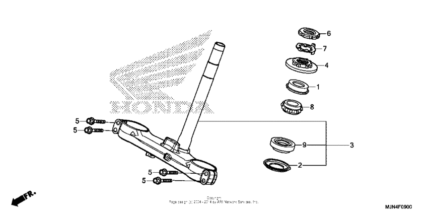 CTX1300 (ABS) Траверса нижняя