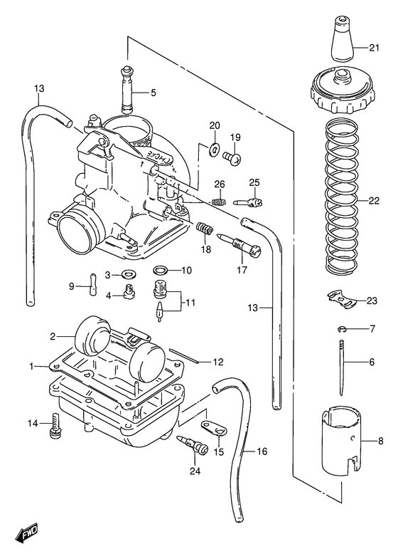 Carburetor assy