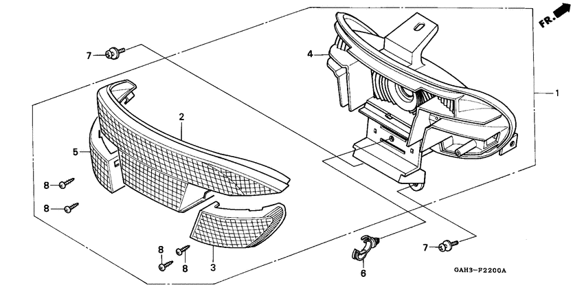 Rear combination dummy