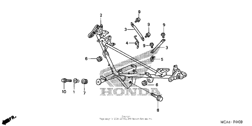 GL1800 (ABS) Кронштейн крепления 