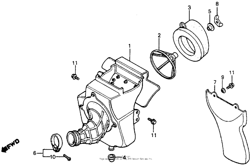 Air cleaner 83