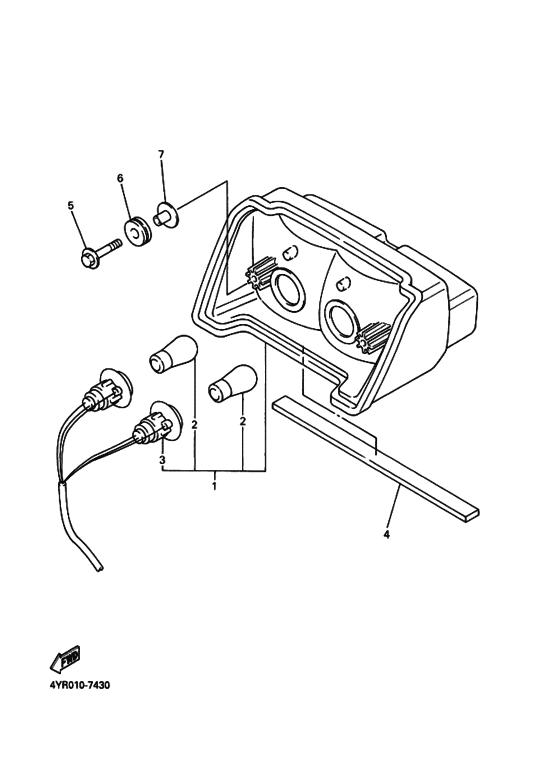 Taillight unit ass`y