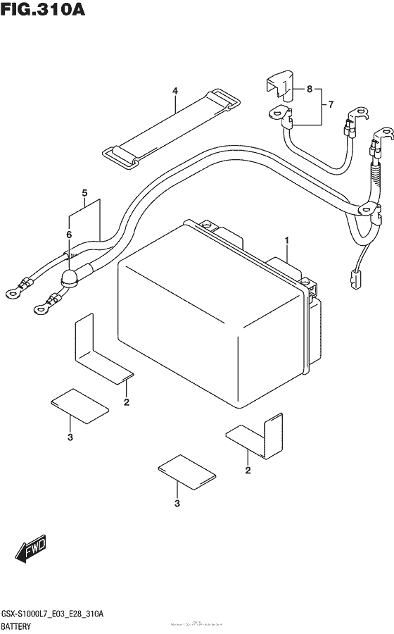Battery (Gsx-S1000L7 E33)