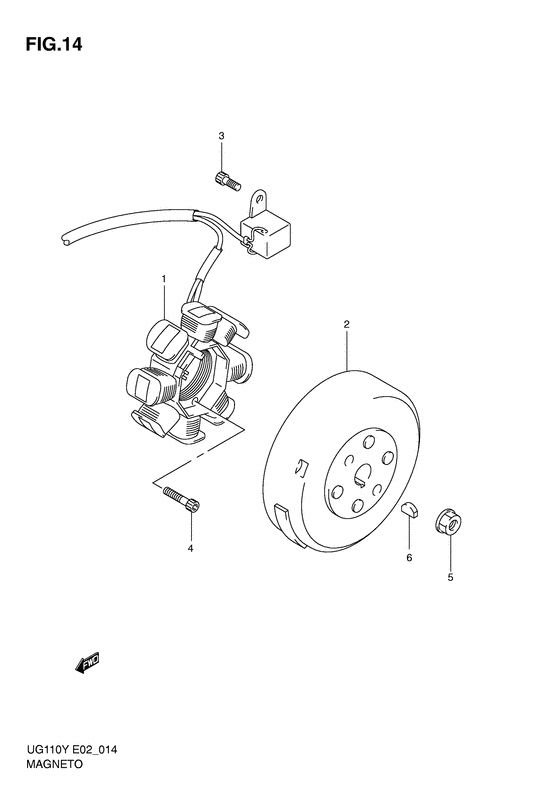 UG110 Зажигание