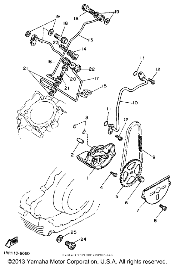 XV1100A Масляный насос