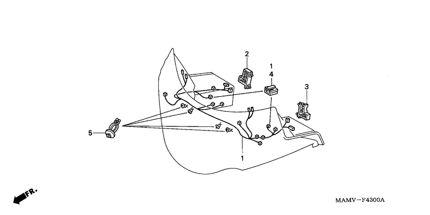 Fairing sub harness