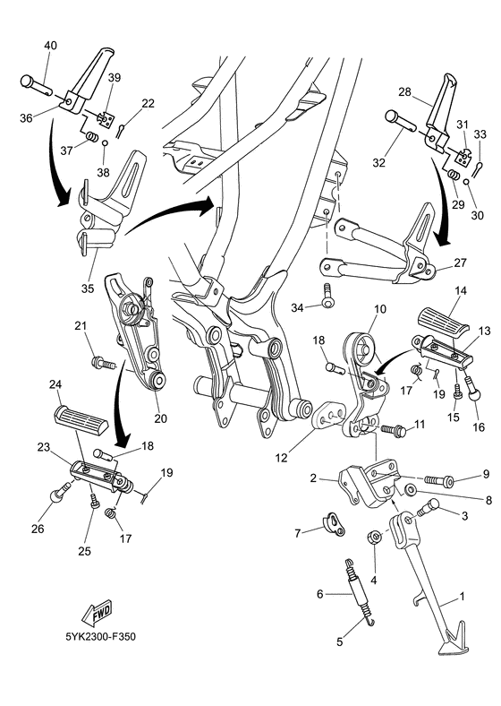 Stand & footrest